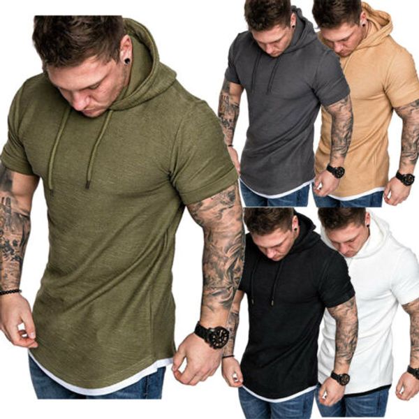 New Fashion Men Slim Fit Solid Hooded Sweatshirts Short Sleeve Casual Cotton Sweatshirts Hoodies Tops Man Male Sports Sweatshirt
New Fashion Men Slim Fit Solid Hooded Sweatshirts Short Sleeve Casual Cotton Sweatshirts Hoodies Tops Man Male Sports Sweatshirt