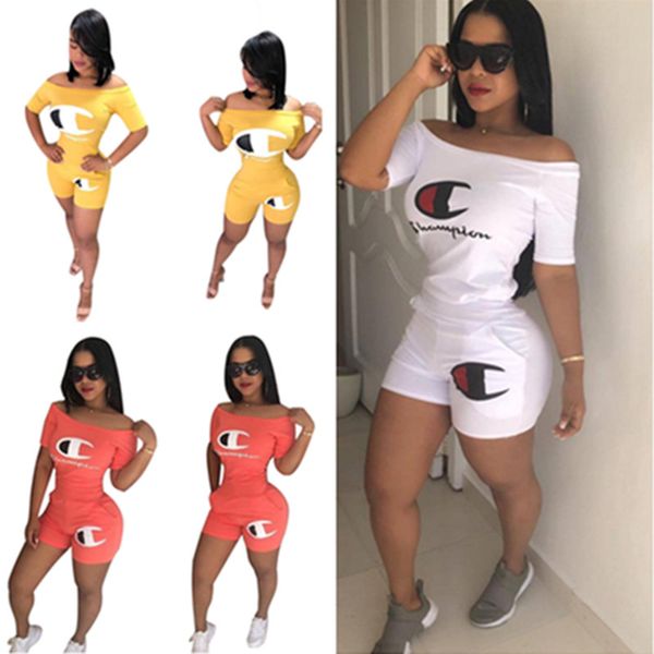Women champion letter hort et ummer track uit flat off houlder t hirt pocket hort 2 piece outfit port wear jogger et c41601
Women champion letter hort et ummer track uit flat off houlder t hirt pocket hort 2 piece outfit port wear jogger et c41601