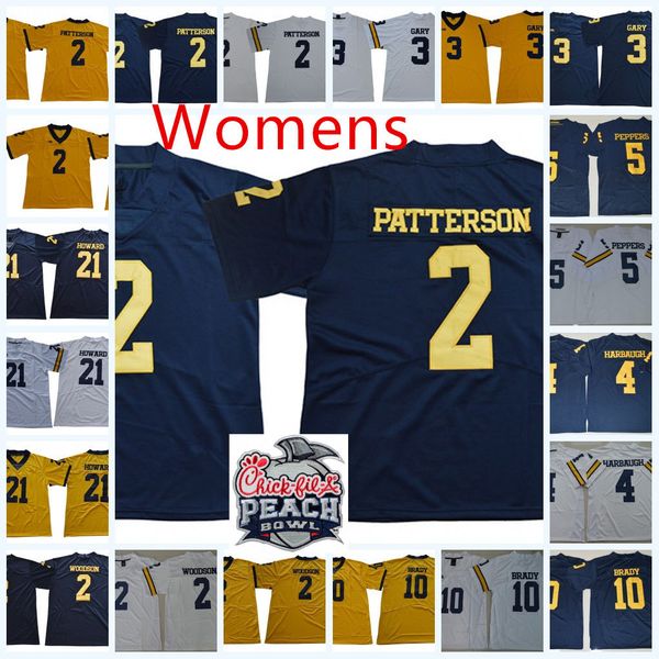 Womens NCAA Michigan Wolverines Tom Brady Football Jersey Lady Charles Woodson Rashan Gary Desmond Howard Jim Harbaugh Shea Patterson Jersey
Womens NCAA Michigan Wolverines Tom Brady Football Jersey Lady Charles Woodson Rashan Gary Desmond Howard Jim Harbaugh Shea Patterson Jersey