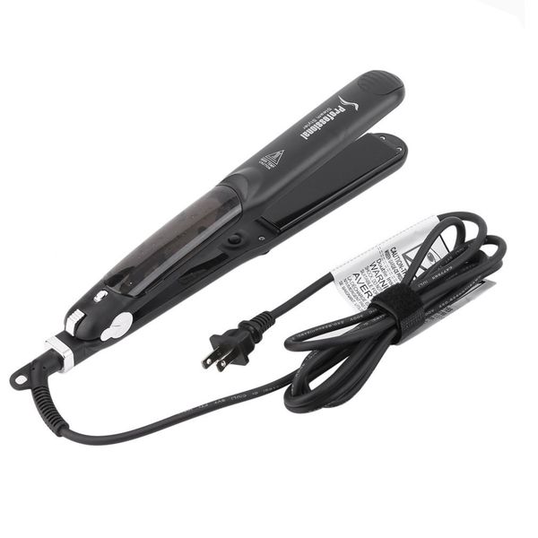 professional ceramic vapor steam hair straightener with argan oil infusion steam flat iron ceramic vapor fast heating iron, Black
professional ceramic vapor steam hair straightener with argan oil infusion steam flat iron ceramic vapor fast heating iron, Black