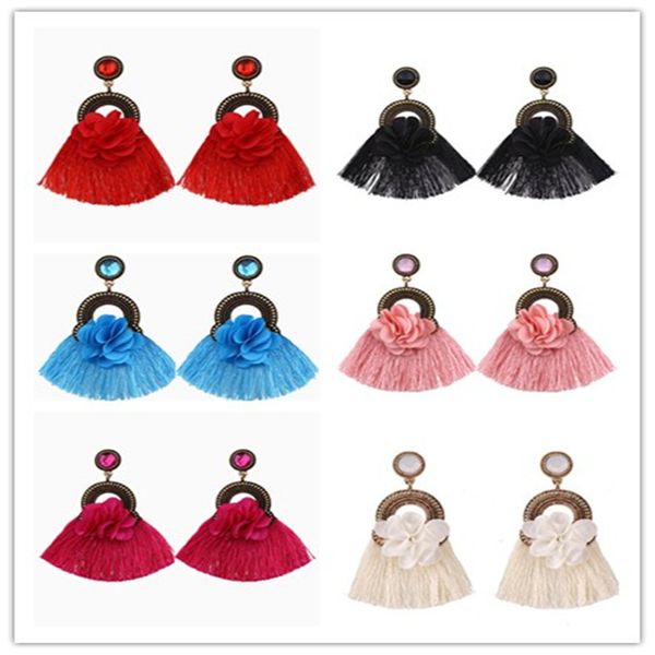 new vintage gold gemstone flower long earring for women bohemian style cotton fringe tassel statement earring wedding gifts brincos bijoux l, Silver
new vintage gold gemstone flower long earring for women bohemian style cotton fringe tassel statement earring wedding gifts brincos bijoux l, Silver