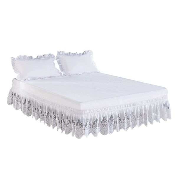attractive lace bed skirt home l white bed shirt wrap around elastic for twin /full/queen/king size without surface
attractive lace bed skirt home l white bed shirt wrap around elastic for twin /full/queen/king size without surface