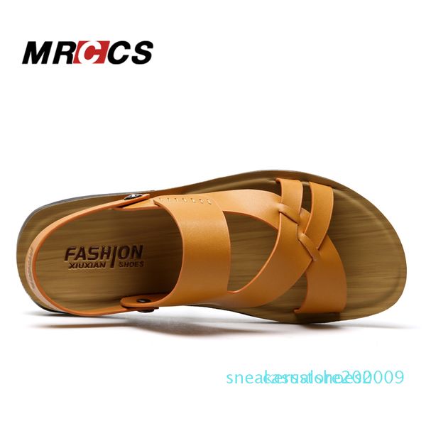 mrccs new rome style light weight sandals,men summer daily beach shoes,male blue/yellow solid color leisure slipper s10, Black
mrccs new rome style light weight sandals,men summer daily beach shoes,male blue/yellow solid color leisure slipper s10, Black