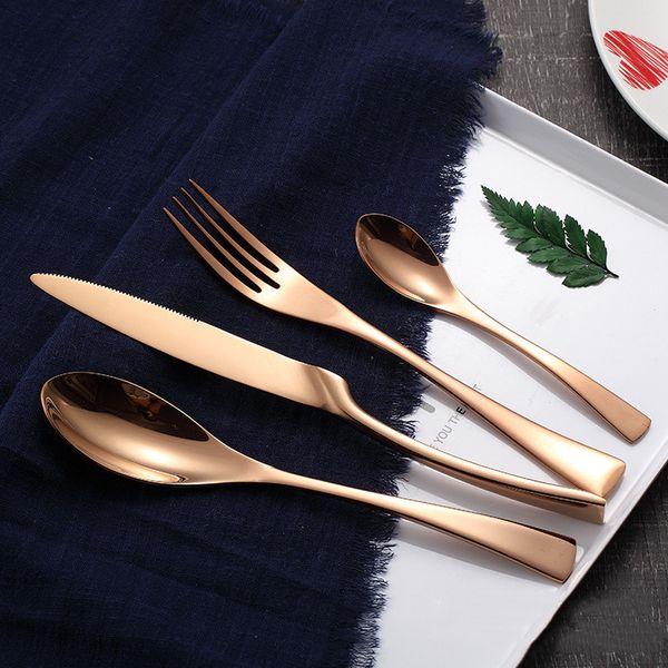 rose gold western cutlery set western tableware set 4pcs stainless steel western flatware set wedding banquet
rose gold western cutlery set western tableware set 4pcs stainless steel western flatware set wedding banquet