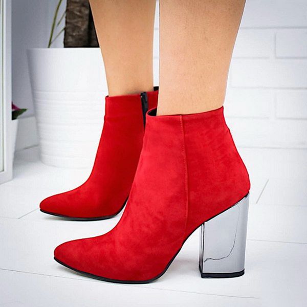 wenyujh european pointed toe girl boots flock solid woman solid boots autumn winter 2019 new high-heeled shoes, Black
wenyujh european pointed toe girl boots flock solid woman solid boots autumn winter 2019 new high-heeled shoes, Black
