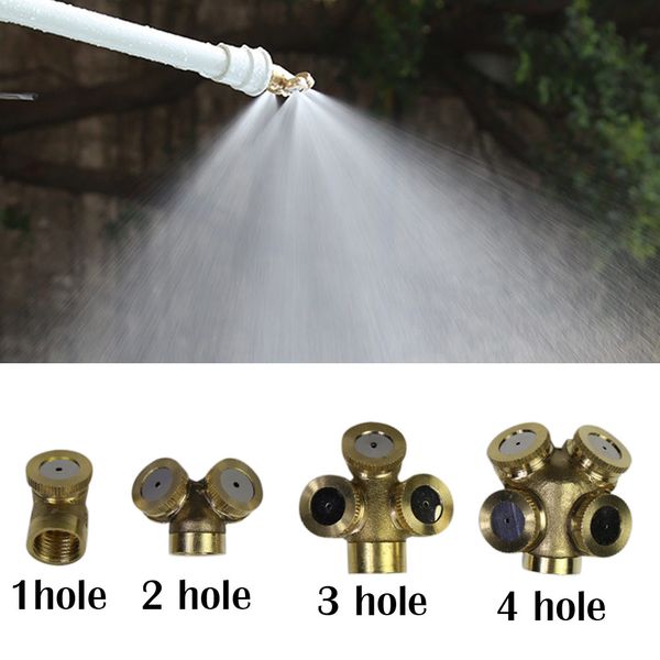 1/2/3/4 holes adjustable brass fog mist nozzle sprinklers irrigation misting fogging spray sprinkler head garden farm system
1/2/3/4 holes adjustable brass fog mist nozzle sprinklers irrigation misting fogging spray sprinkler head garden farm system