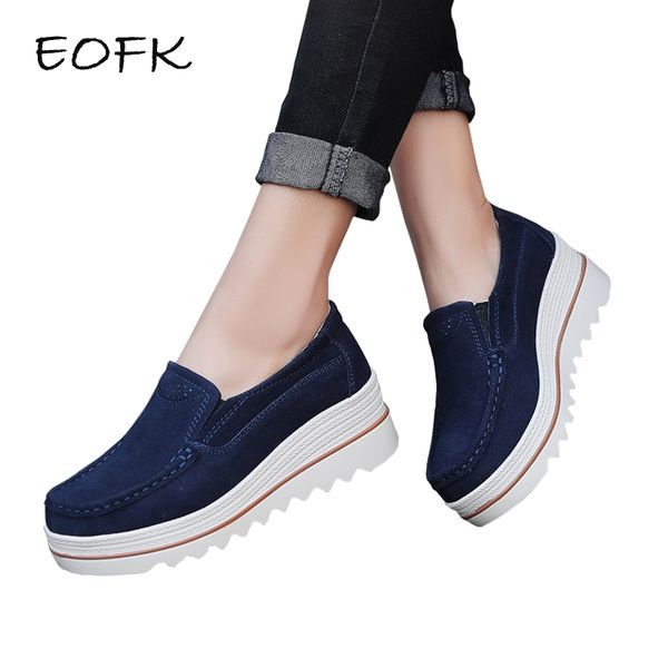 eofk new spring autumn moccasin women's flats suede genuine leather shoes lady loafers slip on platform woman moccasins cj191217, Black
eofk new spring autumn moccasin women's flats suede genuine leather shoes lady loafers slip on platform woman moccasins cj191217, Black
