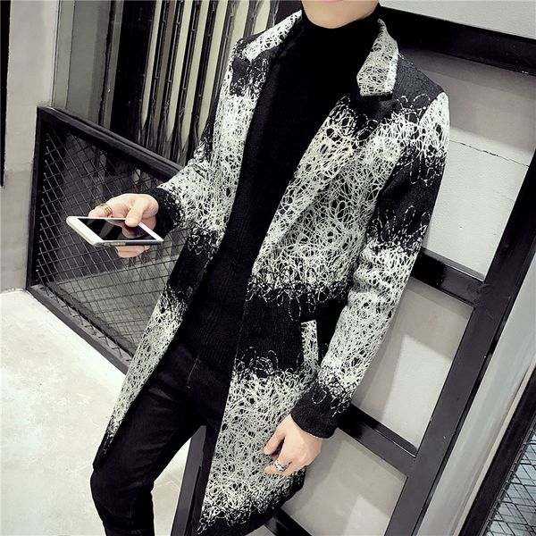 2019 mens winter jackets and coats korea long trench coat casual slim overcoat fashion wool blends coats casaco masculino, Black
2019 mens winter jackets and coats korea long trench coat casual slim overcoat fashion wool blends coats casaco masculino, Black