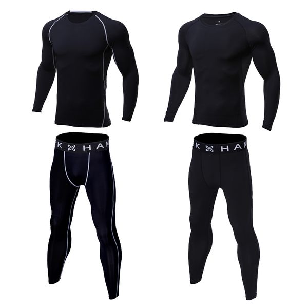 sport suits men's compression base layer running sets clothes sports joggers training gym fitness long sleeves shirts tracksuits, Black;blue
sport suits men's compression base layer running sets clothes sports joggers training gym fitness long sleeves shirts tracksuits, Black;blue