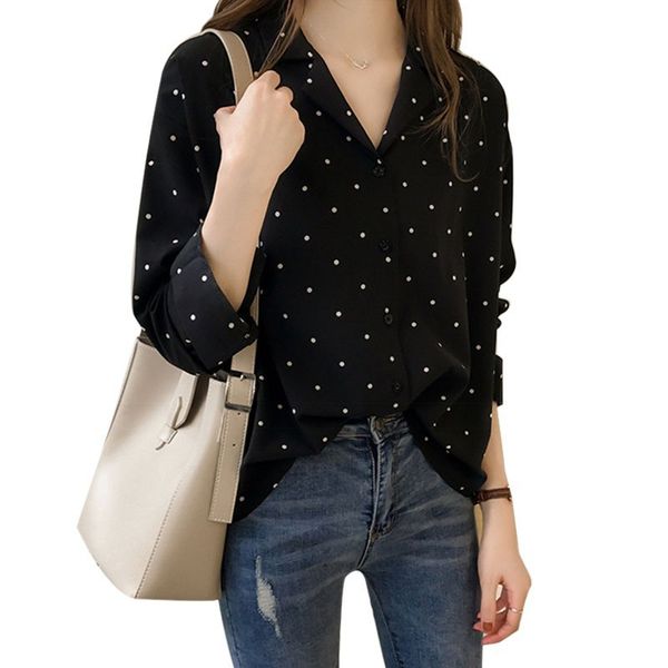 2019 женщины top повседневная длинные рукава блузки весна лето шифон polka dots рубашка вадим шеин blusas кимоно harajuku befree, White
2019 женщины top повседневная длинные рукава блузки весна лето шифон polka dots рубашка вадим шеин blusas кимоно harajuku befree, White