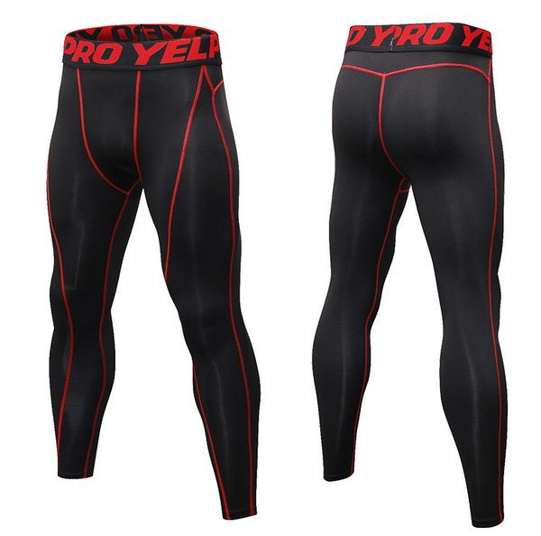 compression running pants men training compress gym leggings elastic skinny sports tights, Black;blue
compression running pants men training compress gym leggings elastic skinny sports tights, Black;blue
