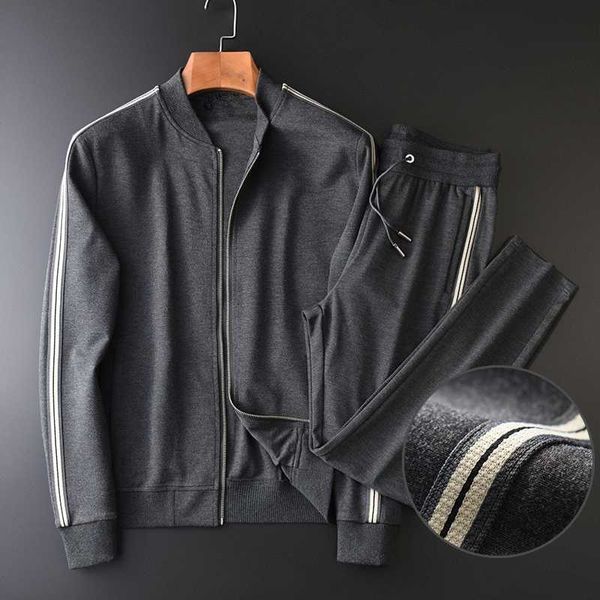 minglu spring mens tracksuit luxury stand collar zipper sport mens sweatshirt fashion slim fit ribbon man sets with pants 4xl, Gray
minglu spring mens tracksuit luxury stand collar zipper sport mens sweatshirt fashion slim fit ribbon man sets with pants 4xl, Gray