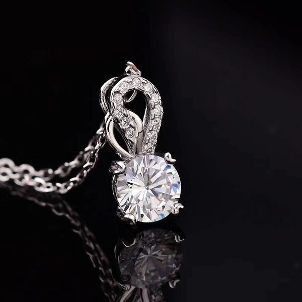 poetry of jew store s925 silver necklace round 1.00ct d vvs classic necklace send his girlfriend to send the wife gift
poetry of jew store s925 silver necklace round 1.00ct d vvs classic necklace send his girlfriend to send the wife gift