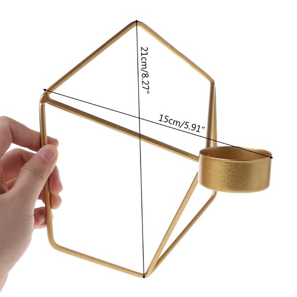 nordic style 3d geometric candlestick metal wall candle holder sconce home decor d08f
nordic style 3d geometric candlestick metal wall candle holder sconce home decor d08f