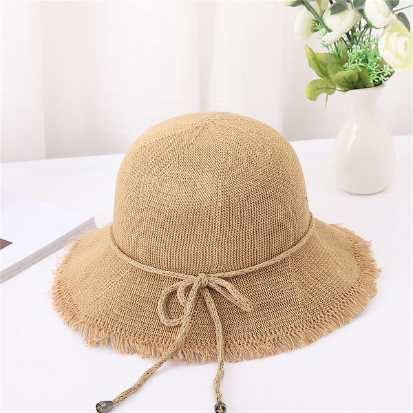 stylish women beach hats bucket hat summer knit cotton plain colour tethered bow-tie basin caps can be folded sun protector hat, Blue;gray
stylish women beach hats bucket hat summer knit cotton plain colour tethered bow-tie basin caps can be folded sun protector hat, Blue;gray