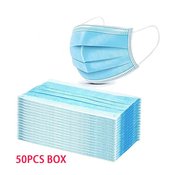 

mask omc fa and warehouse disposable filter mask manufacturer hfgbq store 3ply 50pcs/box protective meltblown usa in hjcsl in earloop ottpv