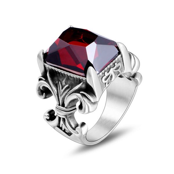 vintage red cubic zircon rings for men ring punk male solitaire rings party fashion jewelry drop shipping wholesale, Golden;silver
vintage red cubic zircon rings for men ring punk male solitaire rings party fashion jewelry drop shipping wholesale, Golden;silver