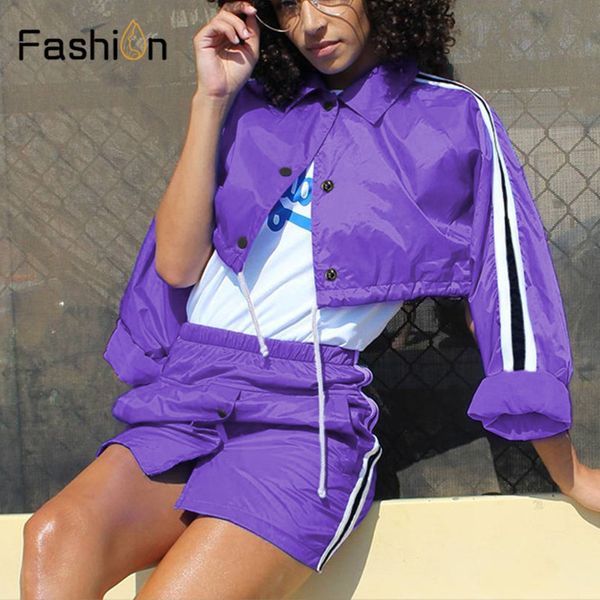two piece set bomber jacket and skirt ladies purple sets striped patchwork skirt crop summer outfits for women tracksuit, White
two piece set bomber jacket and skirt ladies purple sets striped patchwork skirt crop summer outfits for women tracksuit, White