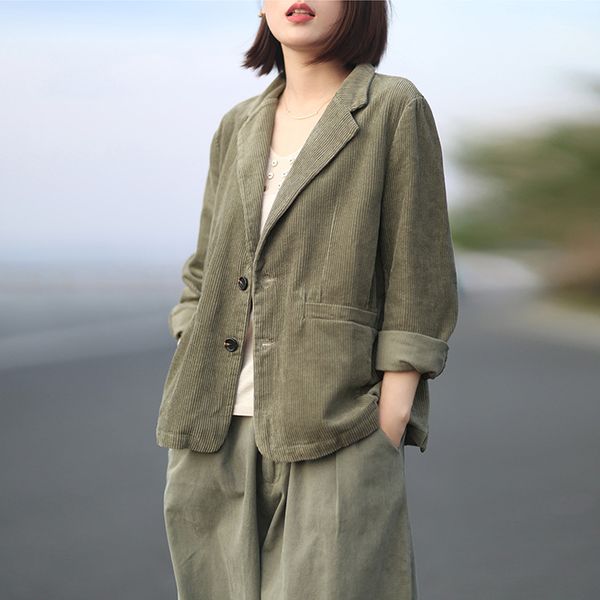 johnature winter autumn new cotton women corduroy coats 2019 casual vintage long sleeve pockets 3 color all-match women coats, White;black
johnature winter autumn new cotton women corduroy coats 2019 casual vintage long sleeve pockets 3 color all-match women coats, White;black