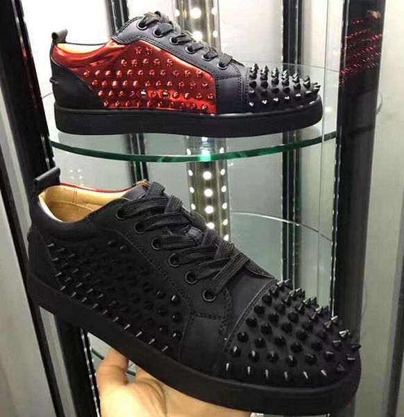2019 luxury designer red bottoms men women shoes fashion with spikes designer casual dress sneakers soles boots size:35-47, Black
2019 luxury designer red bottoms men women shoes fashion with spikes designer casual dress sneakers soles boots size:35-47, Black