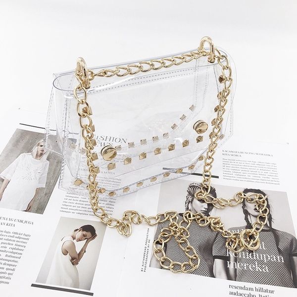 2020 новый мешок плеча женщин заклепки прозрачных портативные моды многофункциональные мини crossbody сумка женские 
2020 новый мешок плеча женщин заклепки прозрачных портативные моды многофункциональные мини crossbody сумка женские