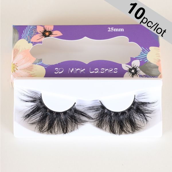 lanflower 10pc 100% mink eyelashes 25mm wispy fluffy 25mm lashes 3d makeup big volume crisscross reusable false eyelashes
lanflower 10pc 100% mink eyelashes 25mm wispy fluffy 25mm lashes 3d makeup big volume crisscross reusable false eyelashes