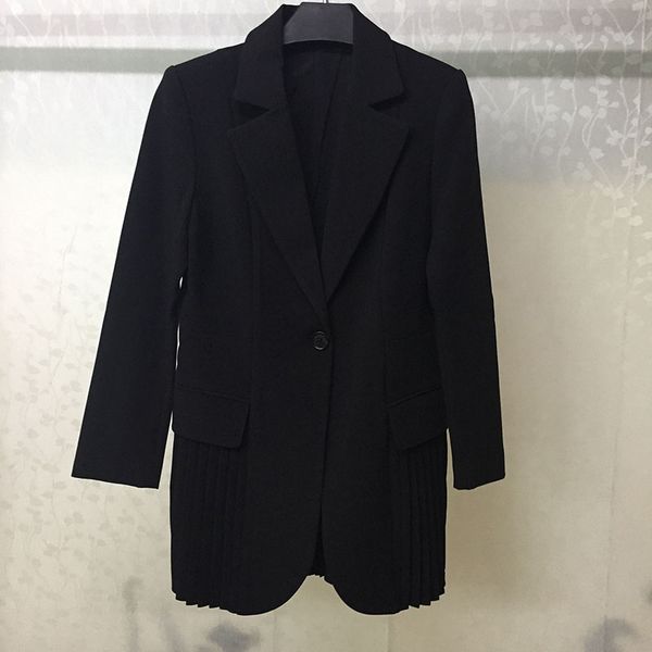 black jacket women 2018 autumn winter coats office lady long sleeve elegant female coat, Black;brown
black jacket women 2018 autumn winter coats office lady long sleeve elegant female coat, Black;brown
