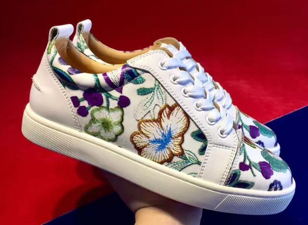 2018 new arrive france red bottom shoes super quality sneakers,genuine leather silk embroidery graffiti originals shoes women men size, Black
2018 new arrive france red bottom shoes super quality sneakers,genuine leather silk embroidery graffiti originals shoes women men size, Black