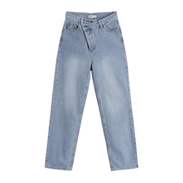 women jeans for women fashion straight loose long irregular women's jeans high waist casual cotton jean female denim pants wj124, Blue
women jeans for women fashion straight loose long irregular women's jeans high waist casual cotton jean female denim pants wj124, Blue