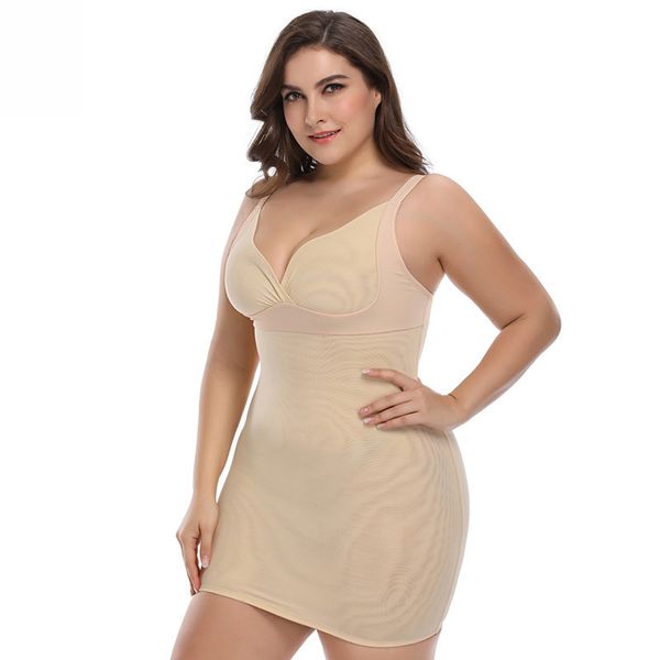 new arrival plus size control slips women shapewear elastic full length 5xl 6xl body shaper, Black;white
new arrival plus size control slips women shapewear elastic full length 5xl 6xl body shaper, Black;white