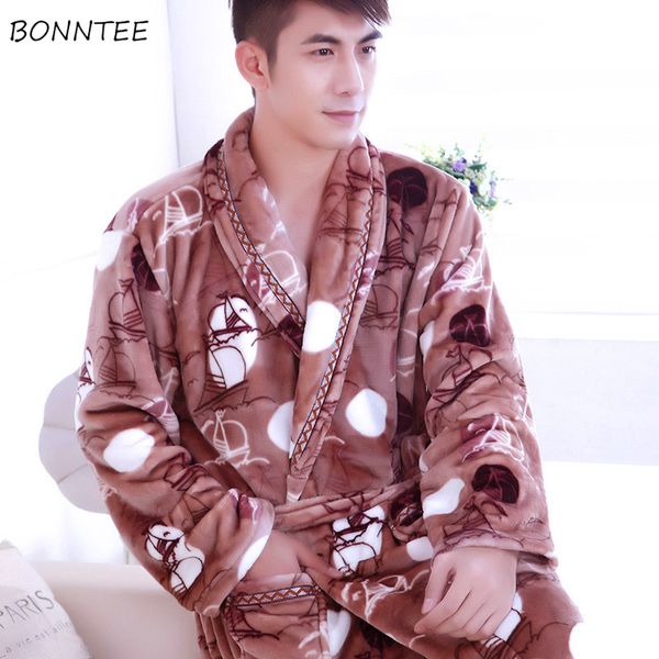 robes men flannel autumn winter warm plus size 3xl soft comfortable printed fashion mens daily homewear bathrobes long sleeve, Black;brown
robes men flannel autumn winter warm plus size 3xl soft comfortable printed fashion mens daily homewear bathrobes long sleeve, Black;brown