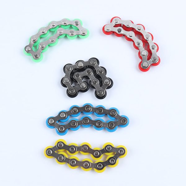 8/12 knots new key ring chain fidget toy pressure relief stress chain stainless steel bicycle chain buckle key ring finger toy
8/12 knots new key ring chain fidget toy pressure relief stress chain stainless steel bicycle chain buckle key ring finger toy