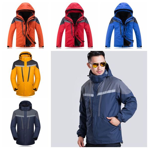 men hooded outdoor jackets two pieces with reflective thick fleece warm jacket coat waterproof windproof customizable work-wear tooling
men hooded outdoor jackets two pieces with reflective thick fleece warm jacket coat waterproof windproof customizable work-wear tooling