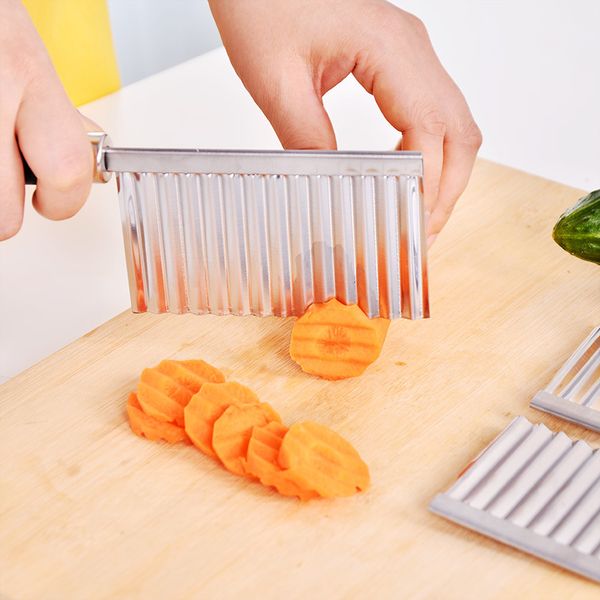 potato wavy edged knife stainless steel potato chip slicer vegetable fruit wavy slicer knife cutting tools knives accessories
potato wavy edged knife stainless steel potato chip slicer vegetable fruit wavy slicer knife cutting tools knives accessories