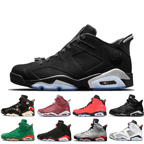 2019 Bred VI 6 6s Mens Basketball Shoes Infrared 23 3M Reflective Tinker Hatfield Slam Dunk CNY Wheat Men Sports Sneakers Designer Trainers
2019 Bred VI 6 6s Mens Basketball Shoes Infrared 23 3M Reflective Tinker Hatfield Slam Dunk CNY Wheat Men Sports Sneakers Designer Trainers