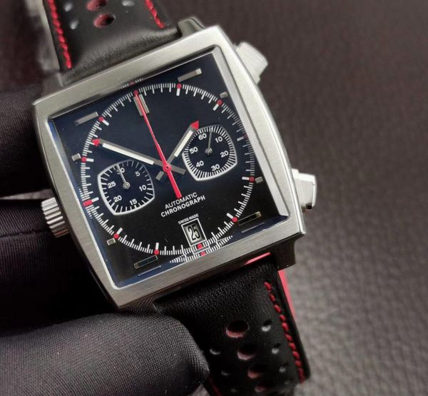 chronograph quartz watch for mens stainless steel strap wristwatch leather strap men monaco sport watches, Slivery;brown
chronograph quartz watch for mens stainless steel strap wristwatch leather strap men monaco sport watches, Slivery;brown