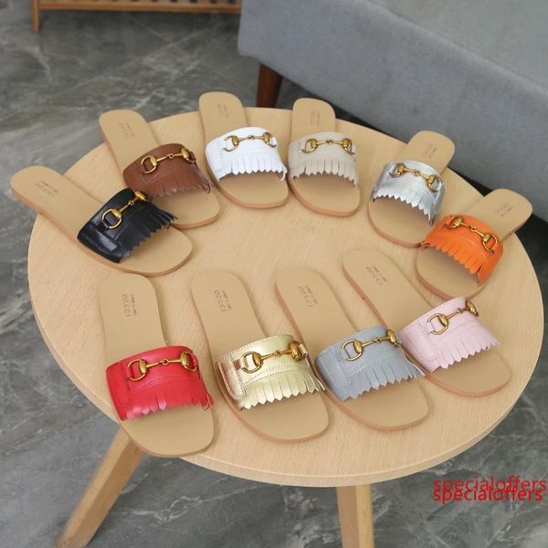 2019 new men women letter buckle tassel couples shoes genuine leather flat slippers sandals 35-44 with box, Black
2019 new men women letter buckle tassel couples shoes genuine leather flat slippers sandals 35-44 with box, Black