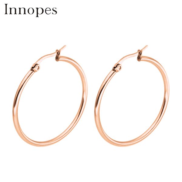 hoop & huggie innopes women exaggerated big earrings fashion titanium steel round stainless, Golden;silver
hoop & huggie innopes women exaggerated big earrings fashion titanium steel round stainless, Golden;silver