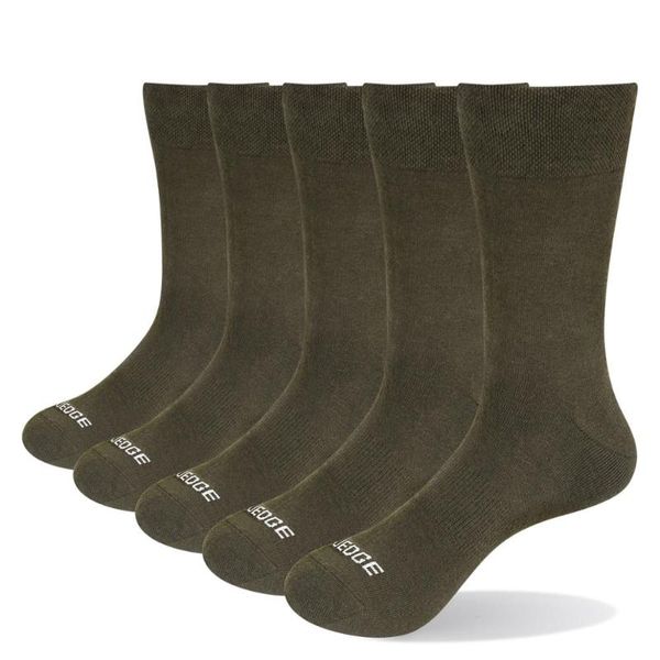 yuedge brand men and women cushion bamboo fiber breathable comfortable casual business dress crew socks (5 pairs/pack), Black
yuedge brand men and women cushion bamboo fiber breathable comfortable casual business dress crew socks (5 pairs/pack), Black