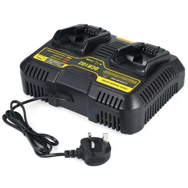 DCB102 замена зарядное устройство для DCB102 20-вольтовый Макс Jobsite зарядная станция дво
DCB102 замена зарядное устройство для DCB102 20-вольтовый Макс Jobsite зарядная станция дво
