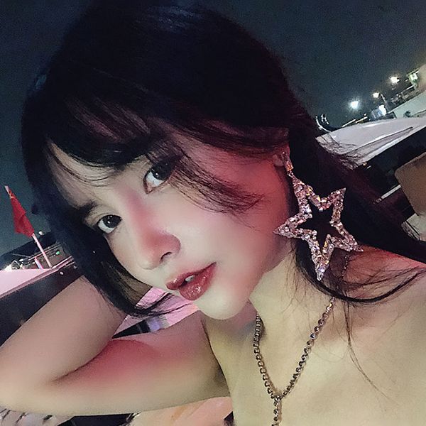 amorcome fashion crystal rhinestone hollow five-pointed star drop earrings ladies fashion jewelry brincos oorbellen bijoux, Golden;silver
amorcome fashion crystal rhinestone hollow five-pointed star drop earrings ladies fashion jewelry brincos oorbellen bijoux, Golden;silver