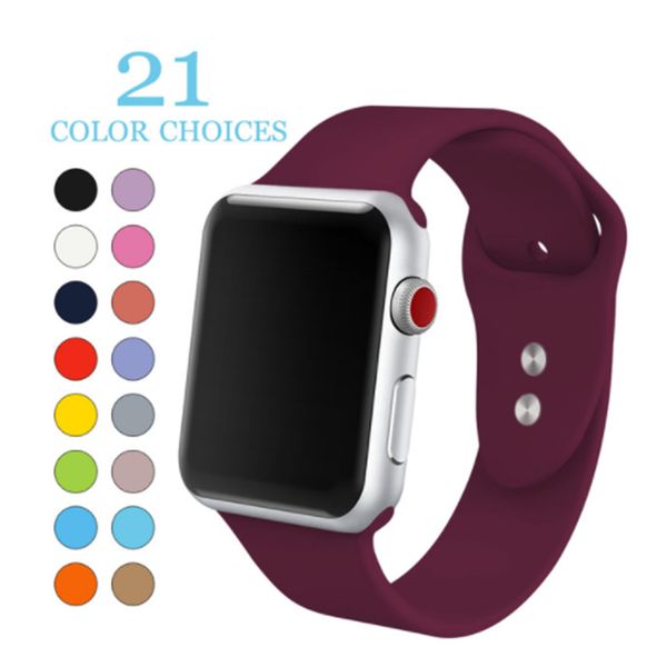 Soft Silicone Replacement Sport Band For 38mm 40mm Apple Watch Series1 2 3 42mm 44mm Wrist Bracelet Strap For iWatch Sports Edition
Soft Silicone Replacement Sport Band For 38mm 40mm Apple Watch Series1 2 3 42mm 44mm Wrist Bracelet Strap For iWatch Sports Edition