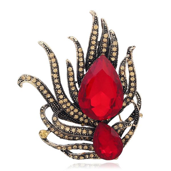 explosive european and american fashionable clothing creative temperament flame pin and brushwork drilling high-end brooch, Gray
explosive european and american fashionable clothing creative temperament flame pin and brushwork drilling high-end brooch, Gray