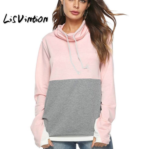 spring autumn hoodies sweatshirts women long sleeve hooded pullover patchwork casual female clothes, Black
spring autumn hoodies sweatshirts women long sleeve hooded pullover patchwork casual female clothes, Black