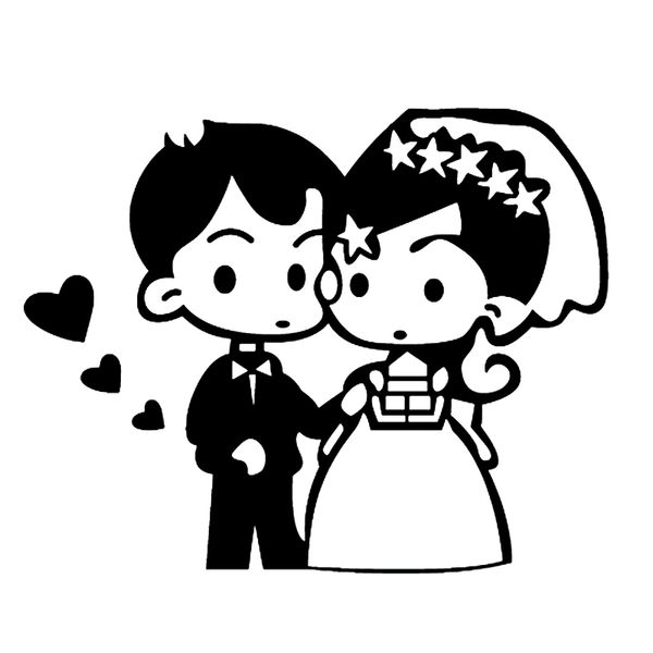 16*12.7cm romantic newly-married car sticker creative couple vinyl body decal for wedding car decoration car decal
16*12.7cm romantic newly-married car sticker creative couple vinyl body decal for wedding car decoration car decal