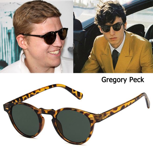 dpz fashion gregory peck style round rivets sunglasses vintage rivets cool brand design sun glasses uv400, White;black
dpz fashion gregory peck style round rivets sunglasses vintage rivets cool brand design sun glasses uv400, White;black