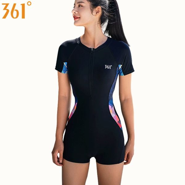 361 women rash guard swimsuit athletic chlorine resistant one-piece swim wear surfing sports girls swimsuit female swimming suit, White;black
361 women rash guard swimsuit athletic chlorine resistant one-piece swim wear surfing sports girls swimsuit female swimming suit, White;black