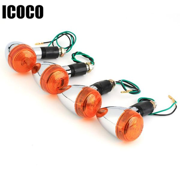 drop shipping icoco front rear turn signal blinker indicator light for motorcycle motorbike 4x amber lens chrome housing
drop shipping icoco front rear turn signal blinker indicator light for motorcycle motorbike 4x amber lens chrome housing