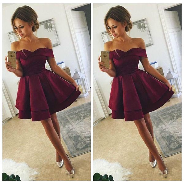 off shoulder short mini a-line homecoming dresses 2021 satin vestidos de graduations party gowns simple junior special occasion party gowns, Blue;pink
off shoulder short mini a-line homecoming dresses 2021 satin vestidos de graduations party gowns simple junior special occasion party gowns, Blue;pink