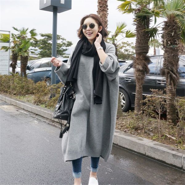 new vintage warm autumn sweater women dress winter long sweater knitted dresses loose maxi oversize dresses long robe vestidos, Black;gray
new vintage warm autumn sweater women dress winter long sweater knitted dresses loose maxi oversize dresses long robe vestidos, Black;gray